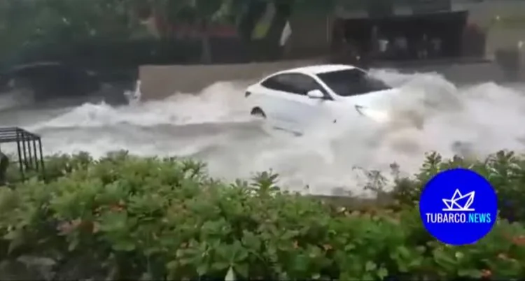 arroyo eb la 84B en Barranquilla