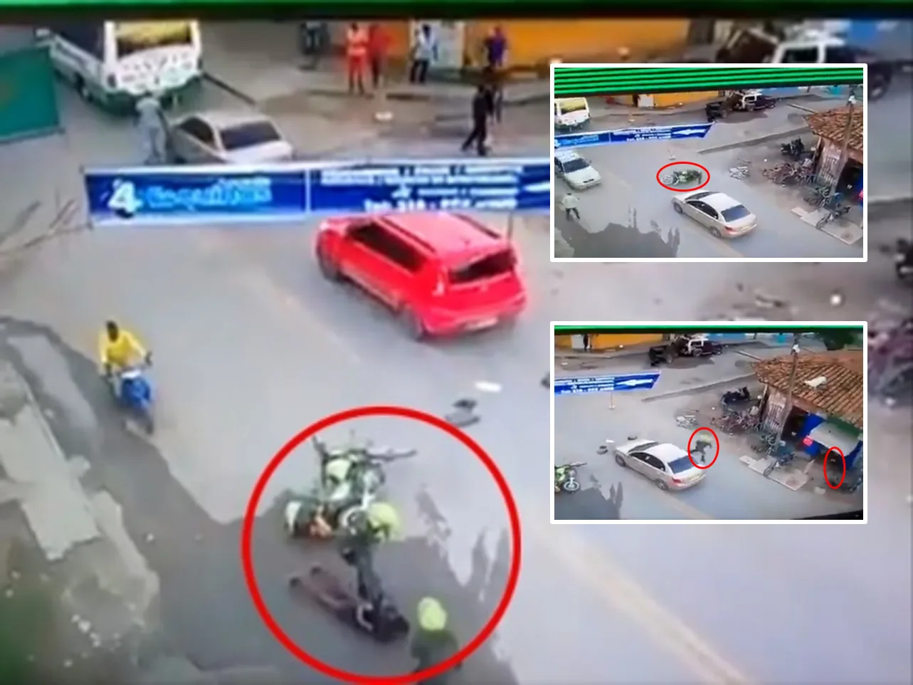 Se estrelló, levantó, corrió y lo capturó: persecución 'de película' de Policía a presunto ladrón
