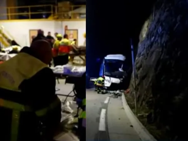 Accidente en Francia dejó 31 colombianos heridos : se movilizaban en un bus que tenía como destino Barcelona, España