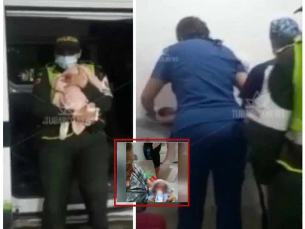 niño abandonado en Barranquilla