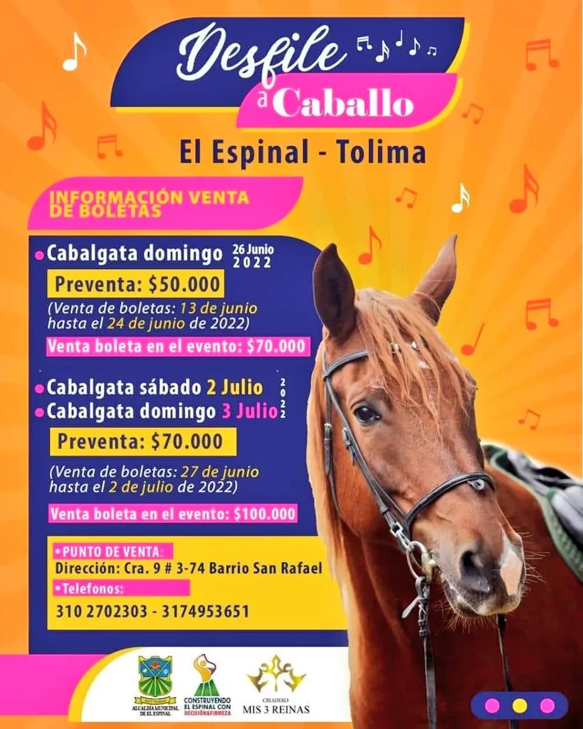 cabalgata en el espinal