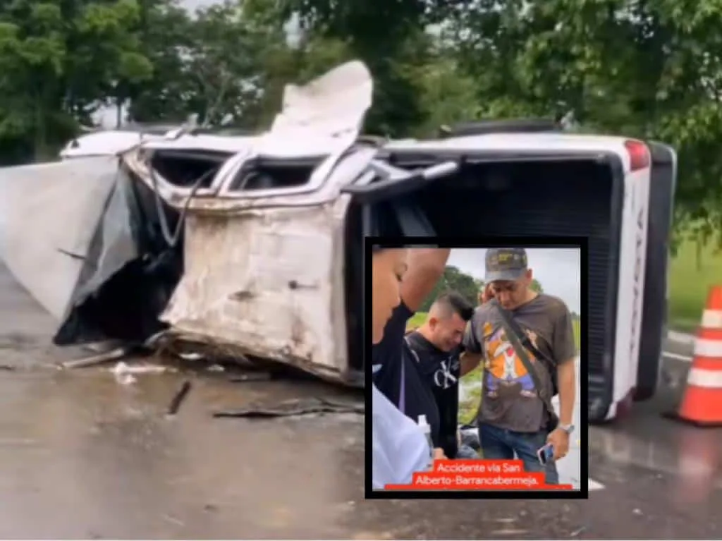 "Amén, amén", se salvaron de morir en accidente y se pusieron a orar en la carretera