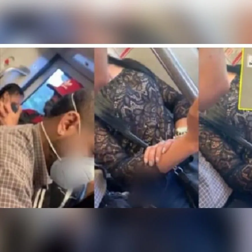 grabó el acoso en metro de Medellin