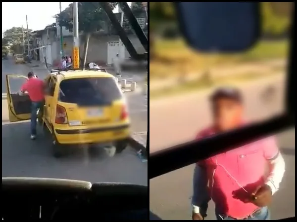 "Peleando por bobadas" decían pasajeros del MIO a taxista que "con puñal" discutió con el conductor