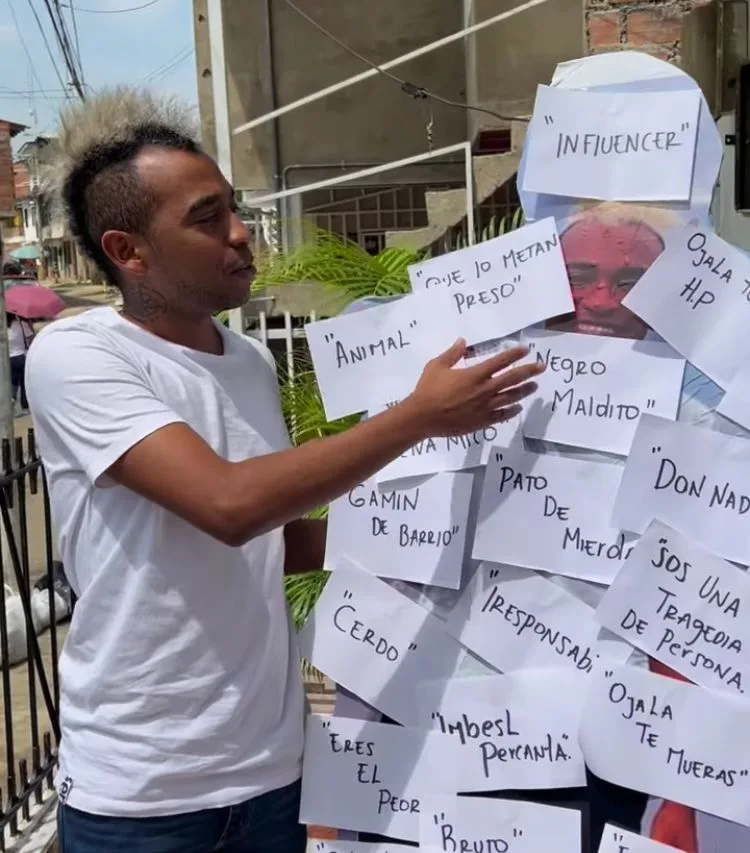 Negro Está Claro reto licor