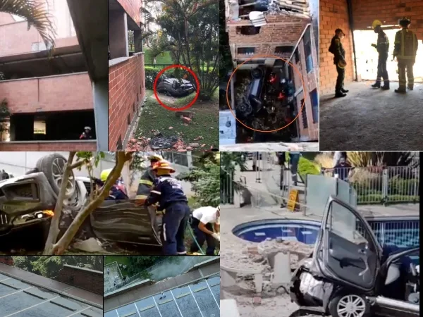 Medellín : Preocupa la cifra de vehículos que caen al vacío, desde edificios altos, este 2023 ya son tres los casos registrados.