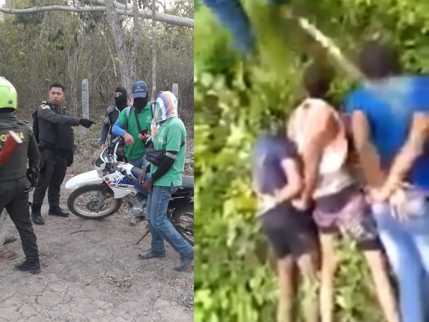 Con "machete en mano encapuchados" agredieron a campesinos en Cartagena, "la Policía sabe y no pasa nada"