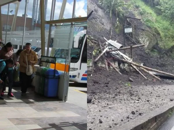 La ola invernal afecta el sector de transporte terrestre en Nariño