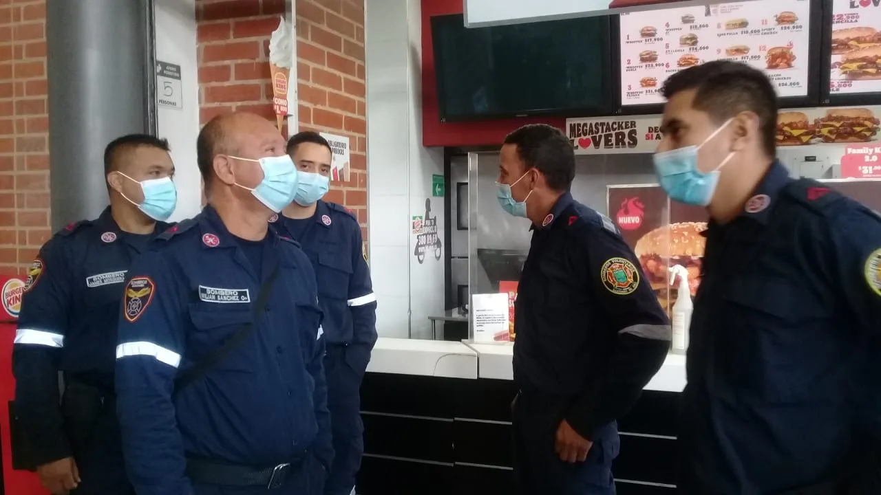 bombero Burguer King 