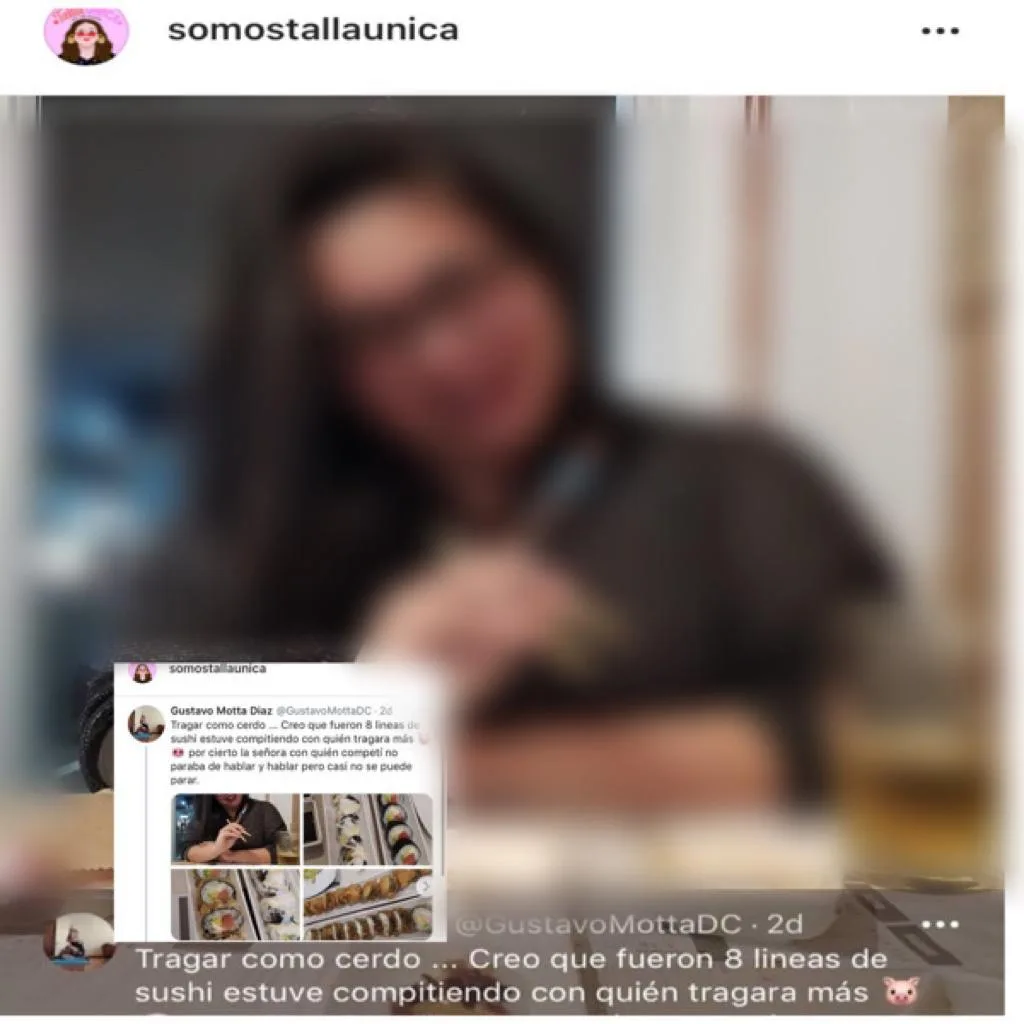 se burló de ella en redes