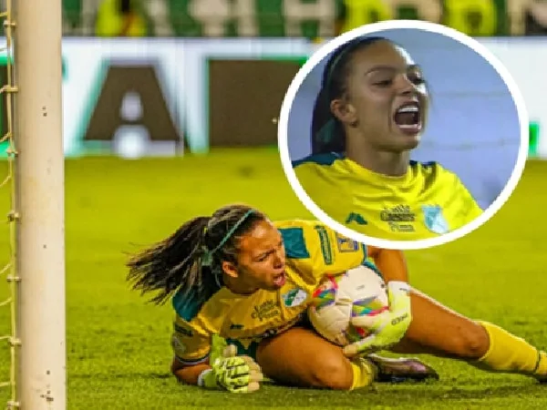 Luisa Agudelo. arquera del Deportivo Cali.