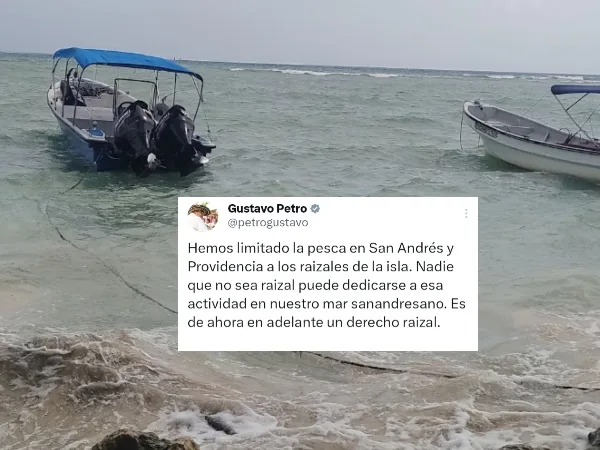 "Es de ahora en adelante un derecho raizal." Gustavo Petro limita la pesca en San Andrés y busca acuerdo con Nicaragua 