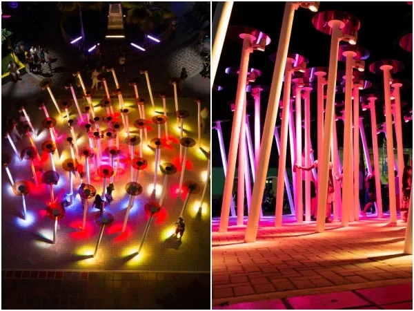 «Flor de luz»: la escultura que ilumina a Ginebra y compite en los prestigiosos premios CODAworx