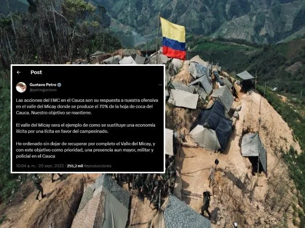 ¿Para que les dejan libre el Cañón del Micay?, atentados serían en represalias por la intervención militar