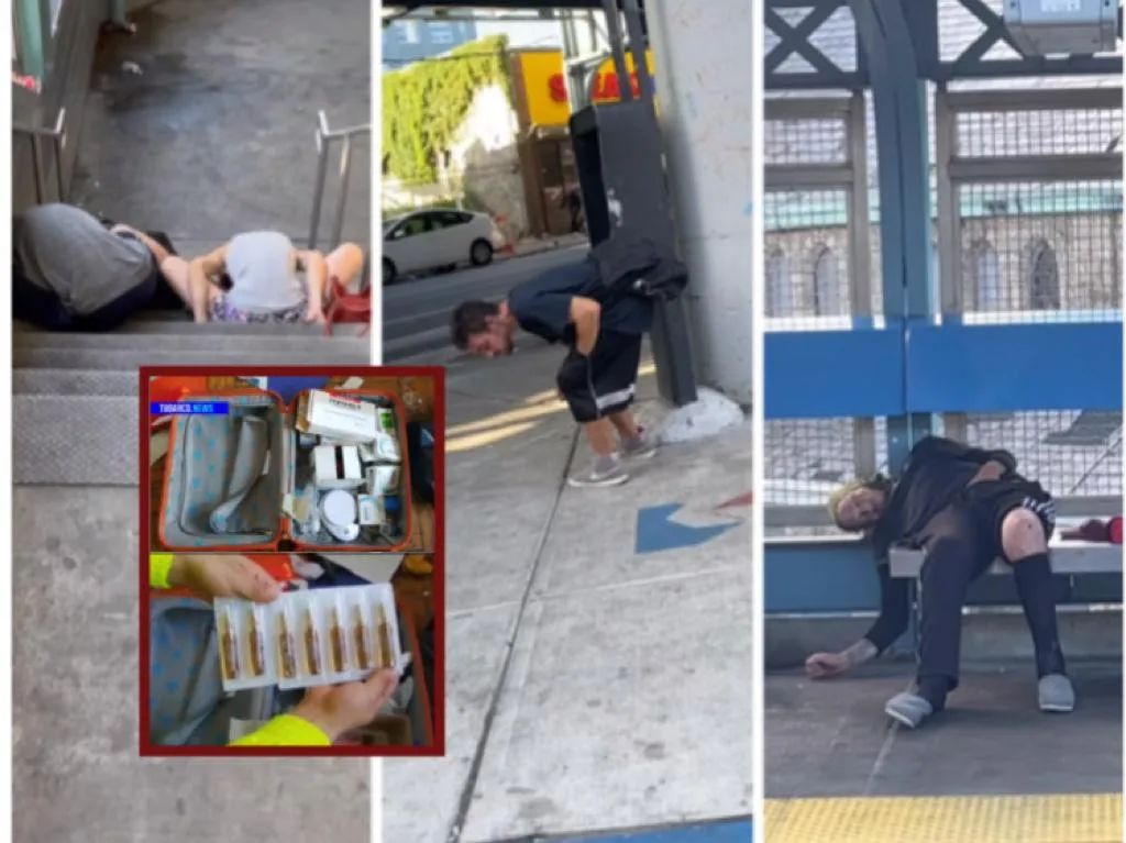 En Cali la policía encontró ampollas de Fentanilo en un "laboratorio artesanal" de drogas sintéticas en el barrio San Pedro, Cali. Encontraron la sustancia, líquida, aunque también lo hay en polvo. Fotos: @thebizzleeffect / @PoliciaCali