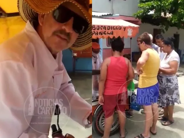 Don Jose dejó de vender y decidió regalar su mazamorra a las familias afectadas por las inundaciones en Cartago