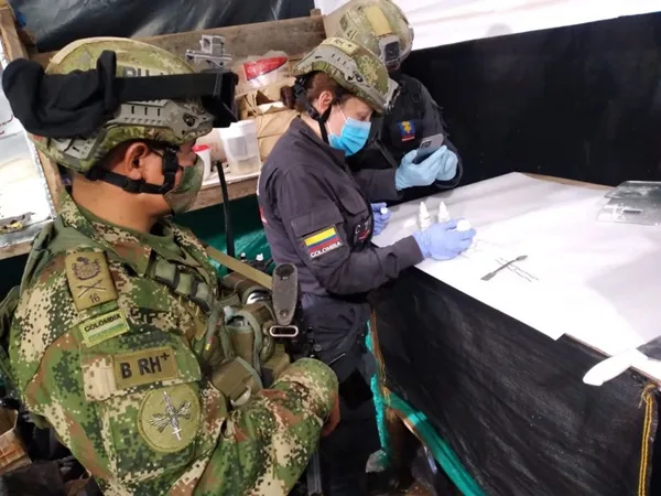 Golpe al narcotráfico: En Samaniego destruyen dos laboratorios con tres toneladas de droga