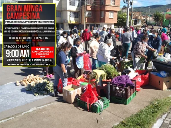 También añadieron que para los próximos días, adelantarán un mercado campesina de magnitud, en donde contarán con toda clase de productos.