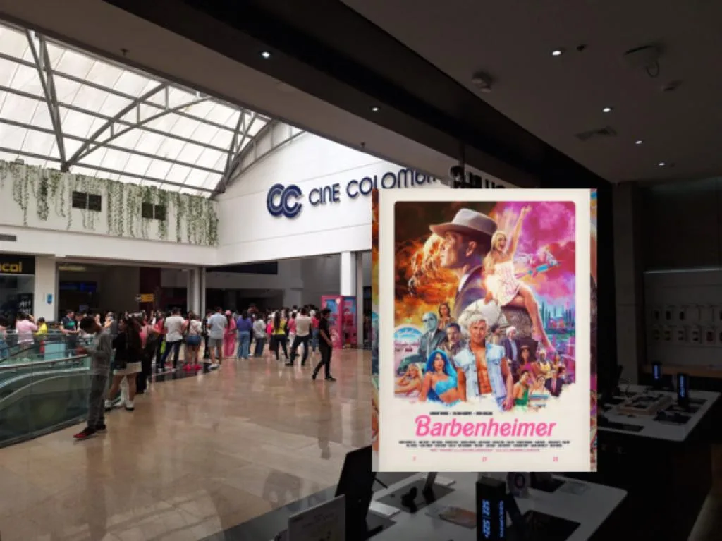 En Colombia la gente está metida en cine este fin de semana: por Barbie y Oppenheimer