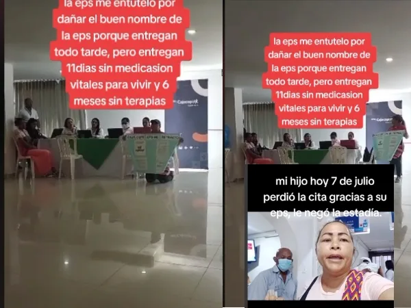 La Guajira : Madre de familia recibe Tutela por la EPS, ella pide perdón por difamar , pero esta a la espera de terapias y medicamentos para su hijo.