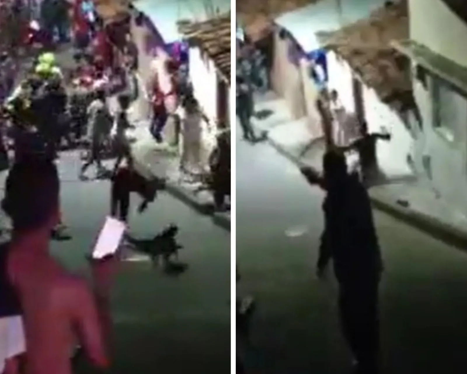 Cartagao Valle asonada policía