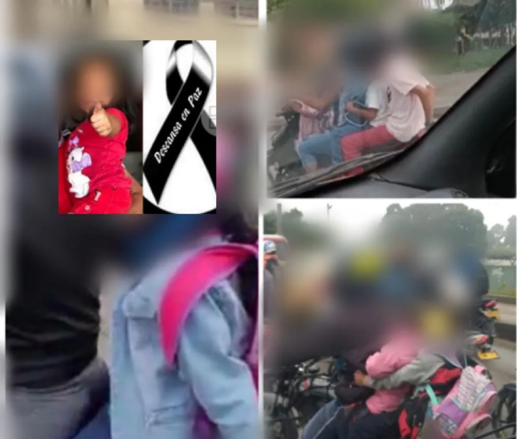 niños pasajeros motos Cali