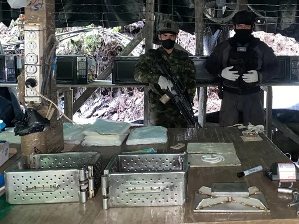 En Samaniego destruyeron laboratorio que contenía más de 6 toneladas de clorhidrato de coca
