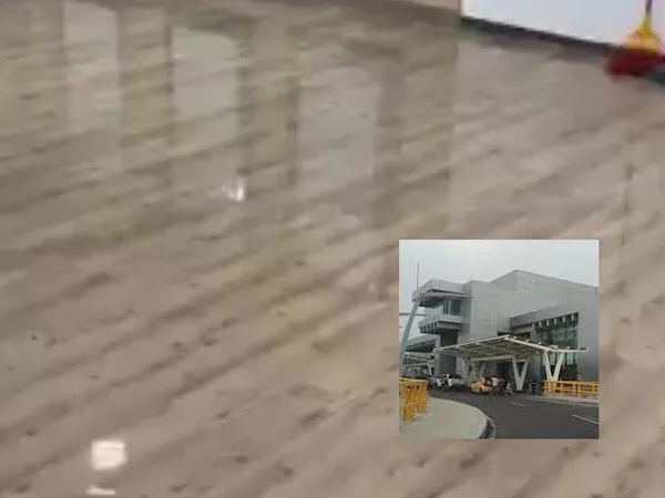 Se inundó el Aeropuerto Ernesto Cortissoz de Barranquilla que está en 'proceso de remodelación'