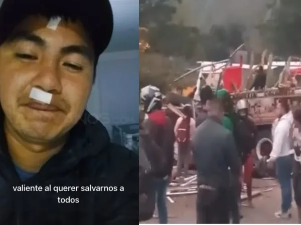 Sebastián, sobreviviente de la tragedia en San Agustín, Huila habló y defendió al conductor: "intentó salvarnos "
