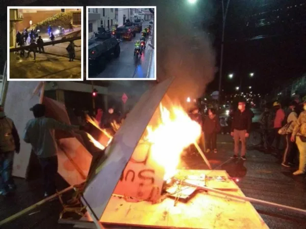 La tensa situación a esta hora en Pasto: denuncian que los gases lacrimógenos "están cayendo en las terrazas de las casas"