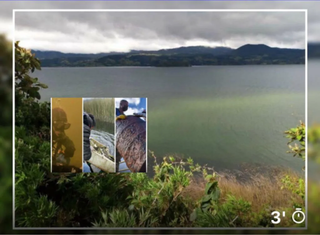 Laguna de la Cocha en Pasto contaminada