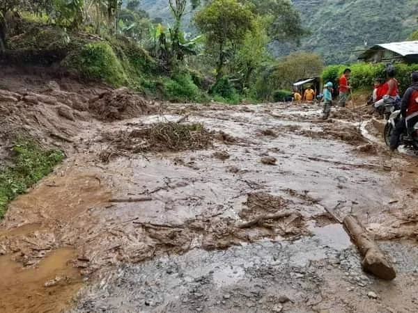Toribio lluvias en el Cauca
