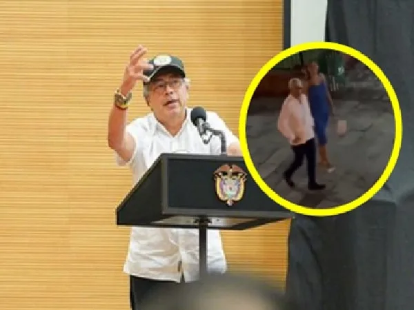 Gustavo Petro se refiere a videos que circulan en redes sociales.