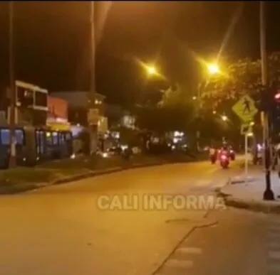 motorizada Cali se voló