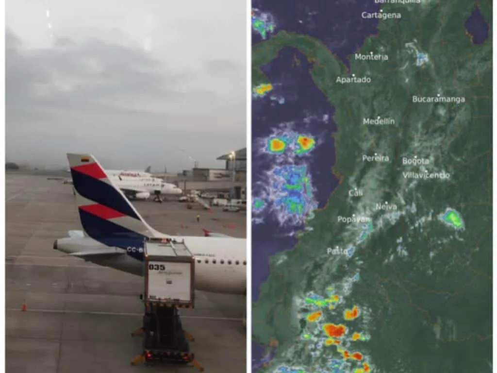 Si viaja en avión, atentos a los retrasos y cambios de vuelos que está generando el clima en Colombia