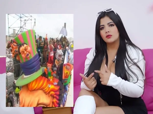 “No entiendo por qué un par de pechos causa tanto morbo, si el cuerpo de la mujer es arte”, Paola Vargas ante críticas en carroza