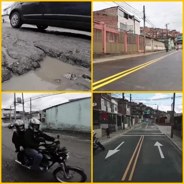 Obras en el barrio Puertas del Sol entregadas por la alcaldía de Pasto