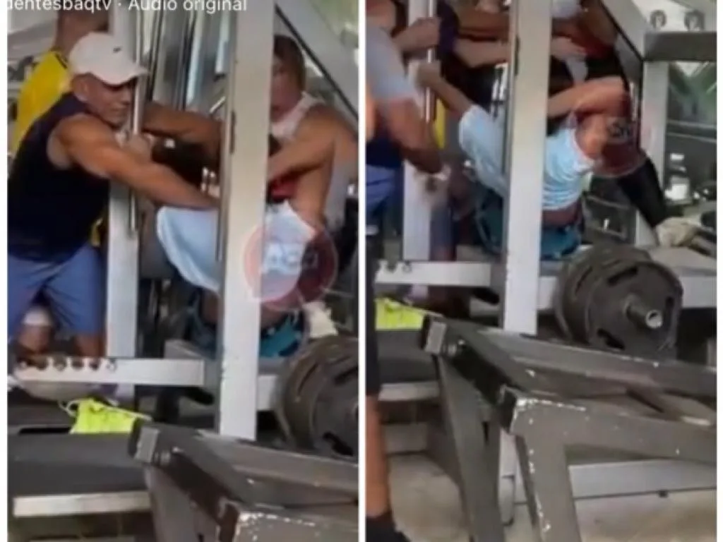 A golpes terminó una discusión en un gimnasio en Soledad, Atlántico, ¿por una máquina?