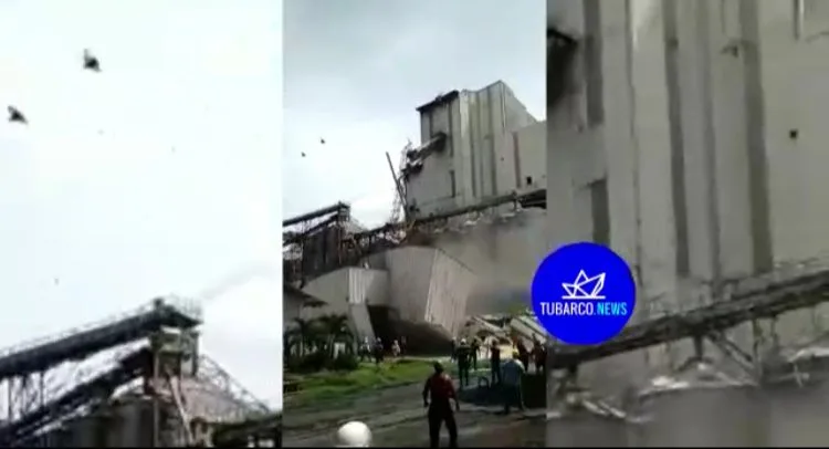 derrumbe de un silo en Barranquilla