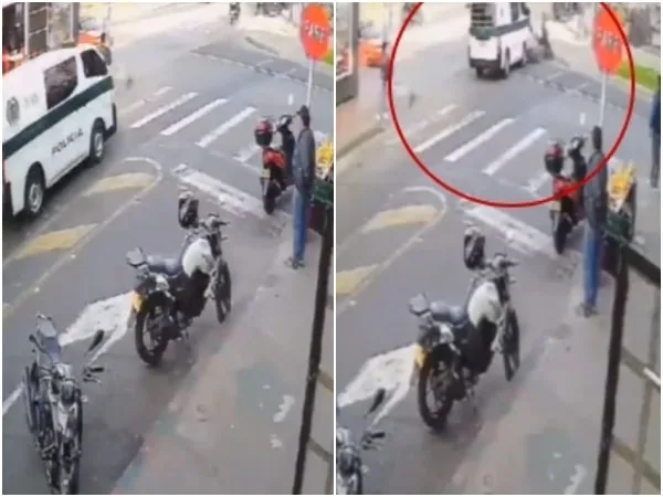 «Iban en contravía y me lo mataron»: Esposa del motociclista en Bogotá