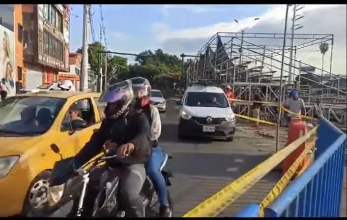 Ante congestión en la Autopista sur en Cali: desvíos y vías alternas habilitadas
