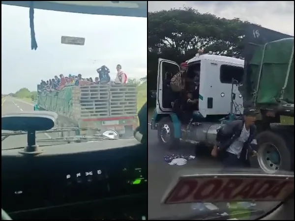 'Polizones' le cayeron con todo y robaron a camionero que "quiso hacerlos bajar", entre Medellín-Bogotá