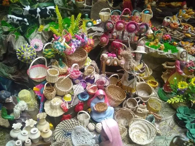 pesebre del polideportivo en Pasto