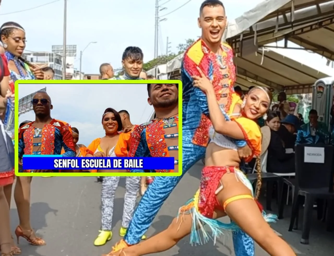 De iniciar bailando Folclor a bailar Salsa: Senfol, la escuela de baile que nació hizo derroche de su talento en Salsódromo