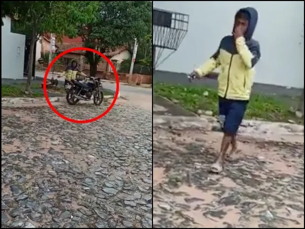 "Es tu moto, dónde están las llaves": Lo pilló, grabó y evitó que le robaran el vehículo al vecino