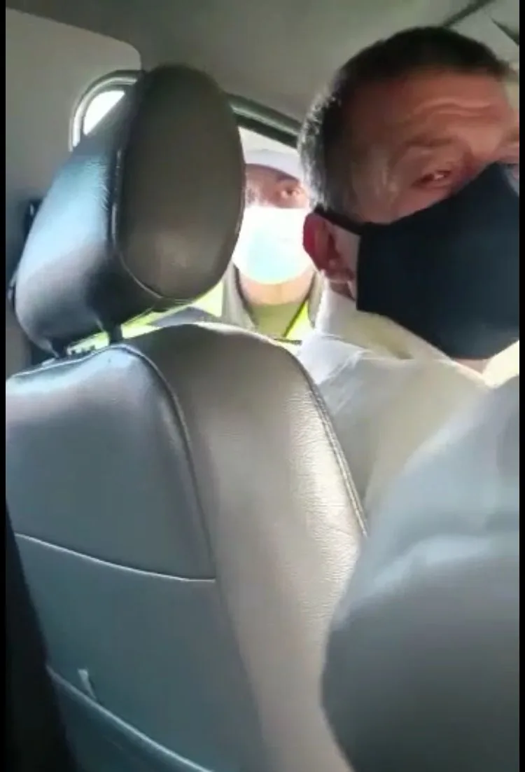 un concejal le tendió trampa a conductor de InDriver