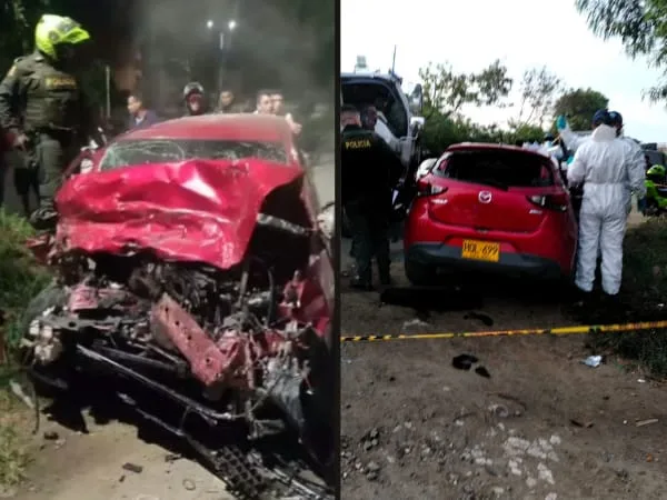 policía Yumbo accidente
