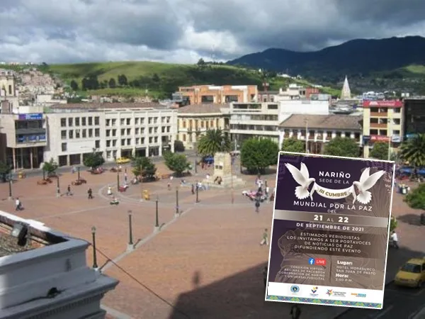 Nariño será sede de la Tercera Cumbre Mundial por la Paz