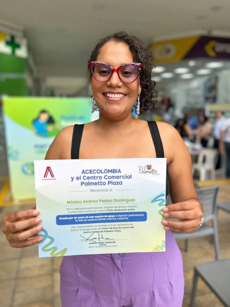 Voluntaria profesional en psicología