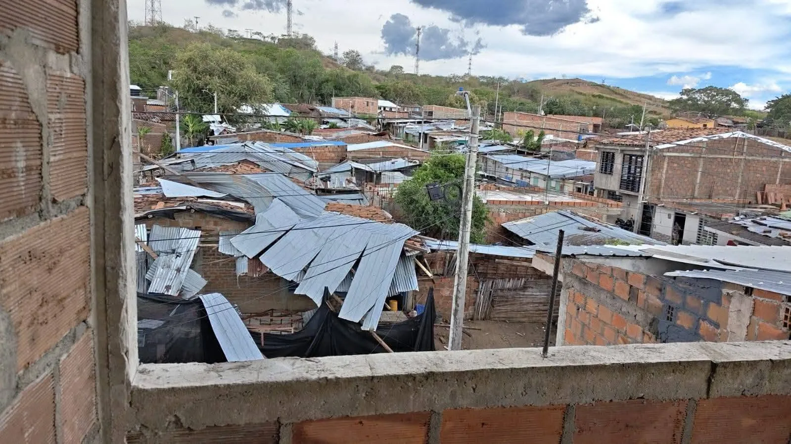Daños causados por vendaval en Obando, Valle